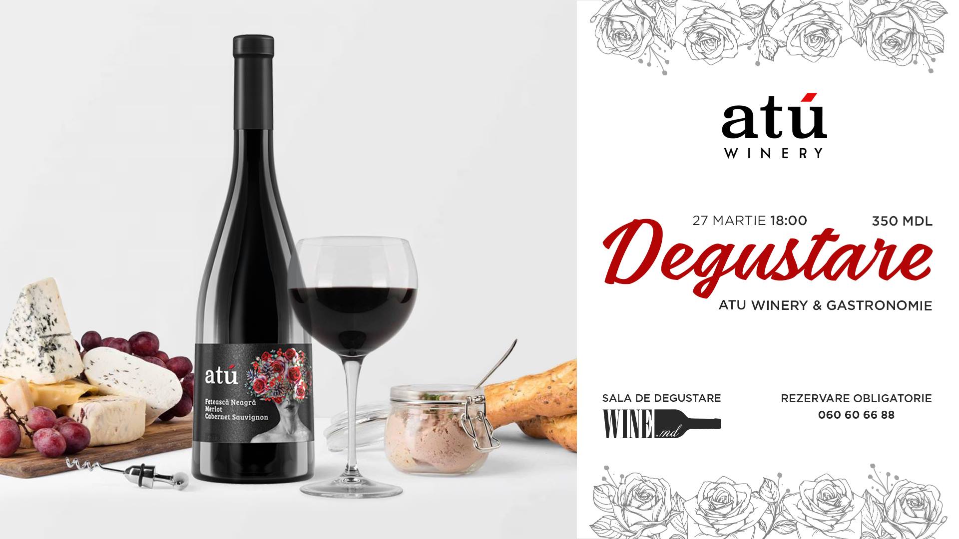 Degustare Atu Winery & gastronomie