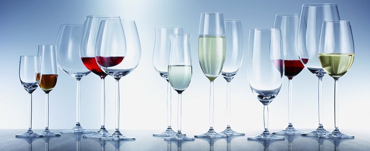 The characteristics of wine glasses