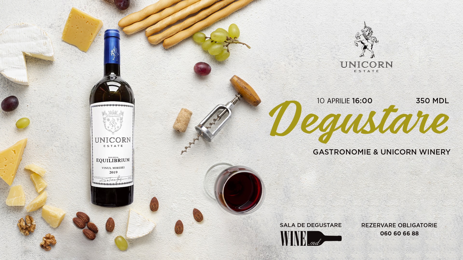 Degustare Unicorn Winery & gastronomie